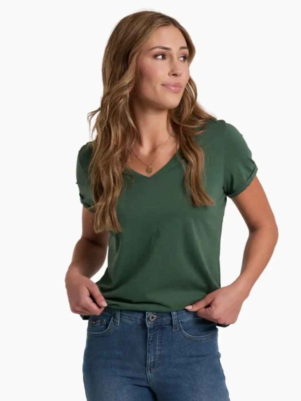Kuhl Vega Tee Women L Smoked Pine